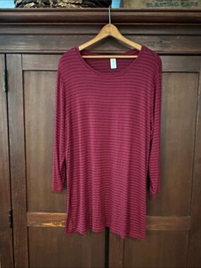 Old Navy Luxe long sleeve tunic • t-shirt • dress